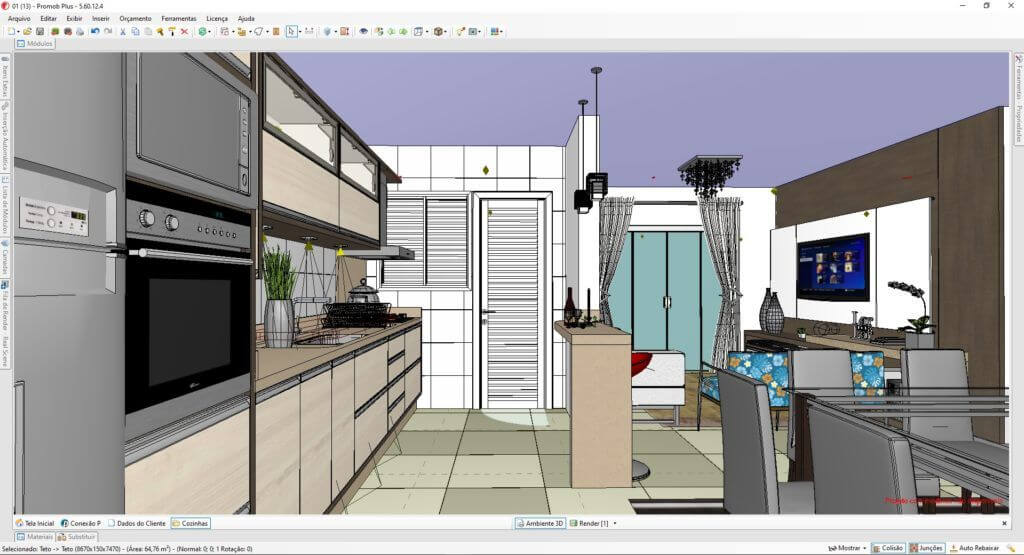 Software de Projetos Promob 3D