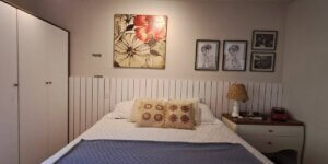 Antes e depois quarto de casal