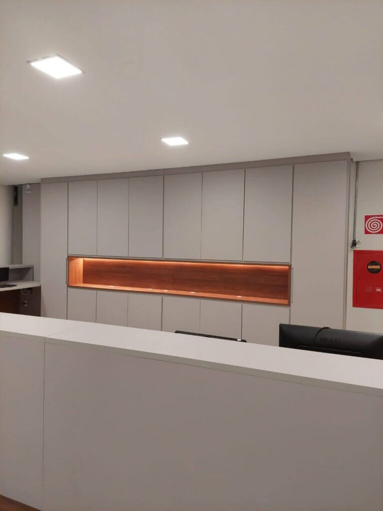 Led nos móveis planejados