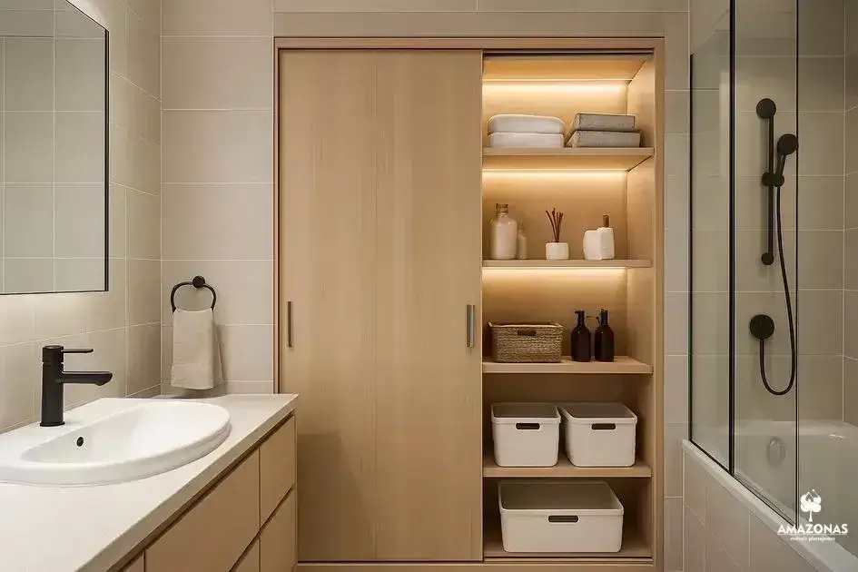 Armários planejados para banheiro