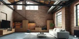 Como combinar móveis planejados com decoração industrial
