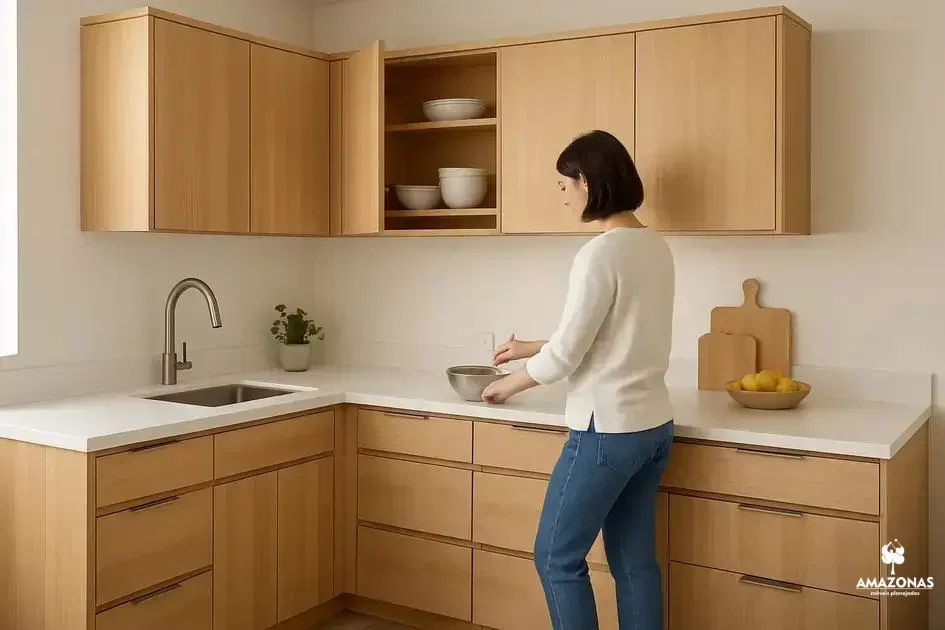 Ergonomia na marcenaria: bancadas e armários na altura certa