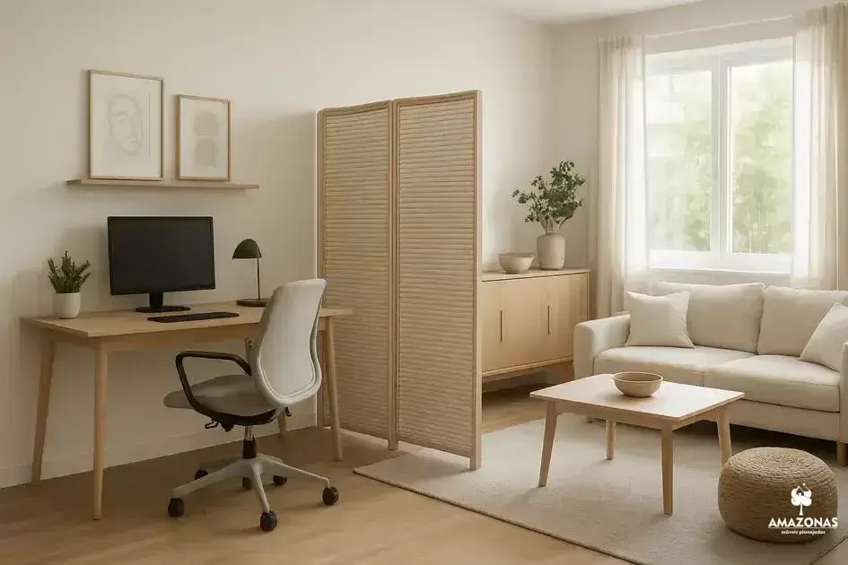 Home office em ambientes integrados Home office em ambientes integrados