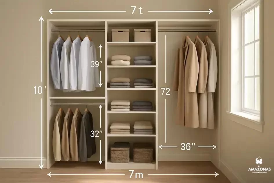 Ideal Measurements for a Perfect Closet