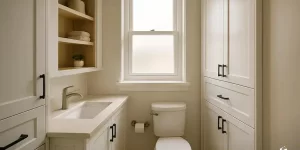 móveis planejados banheiros pequenos: soluções que otimizam espaço e estilo