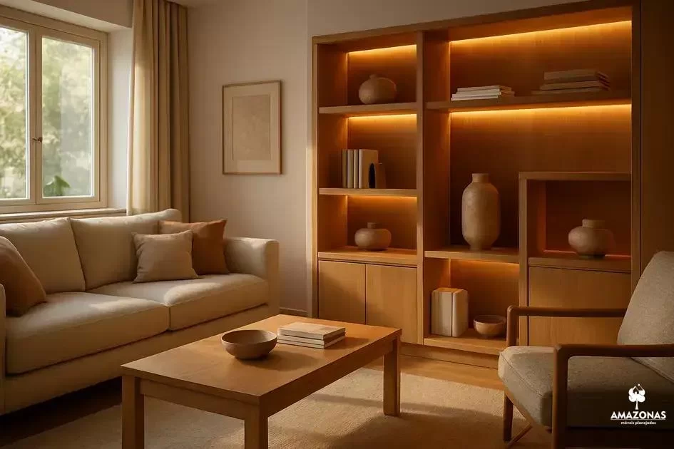 O Uso de Led nos Móveis da Sala
