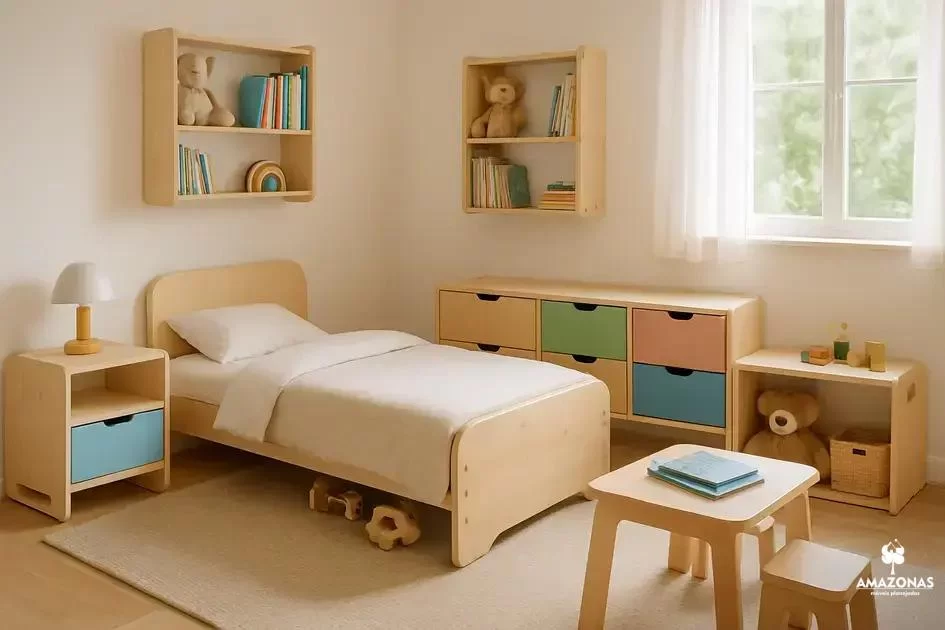 Por que escolher móveis planejados para quartos infantis