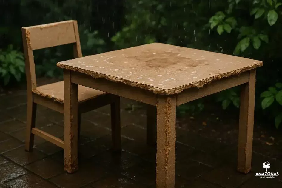 Por que não se recomenda o uso de MDF em áreas externas?