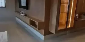 Sala Planejada com Painel Retroiluminado em Condomínio de Luxo em Conselheiro Lafaiete