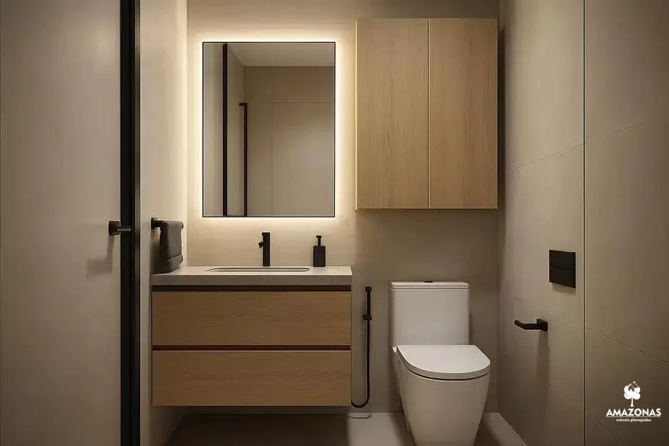 Tendências em design para móveis de banheiros pequenos