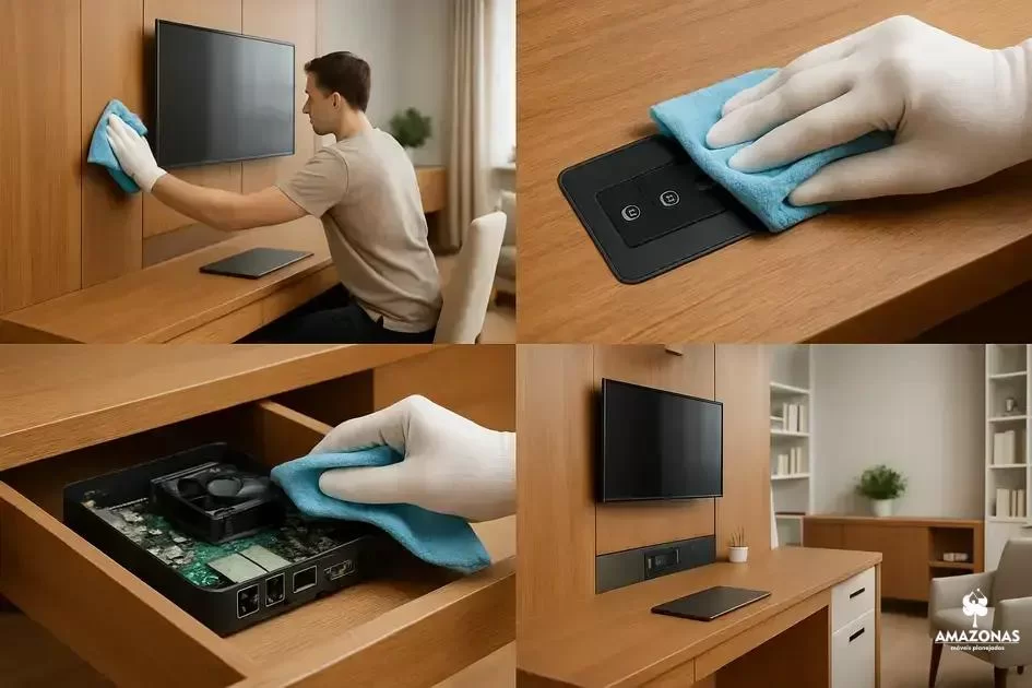 Cuidados e manutenção de móveis com tecnologia