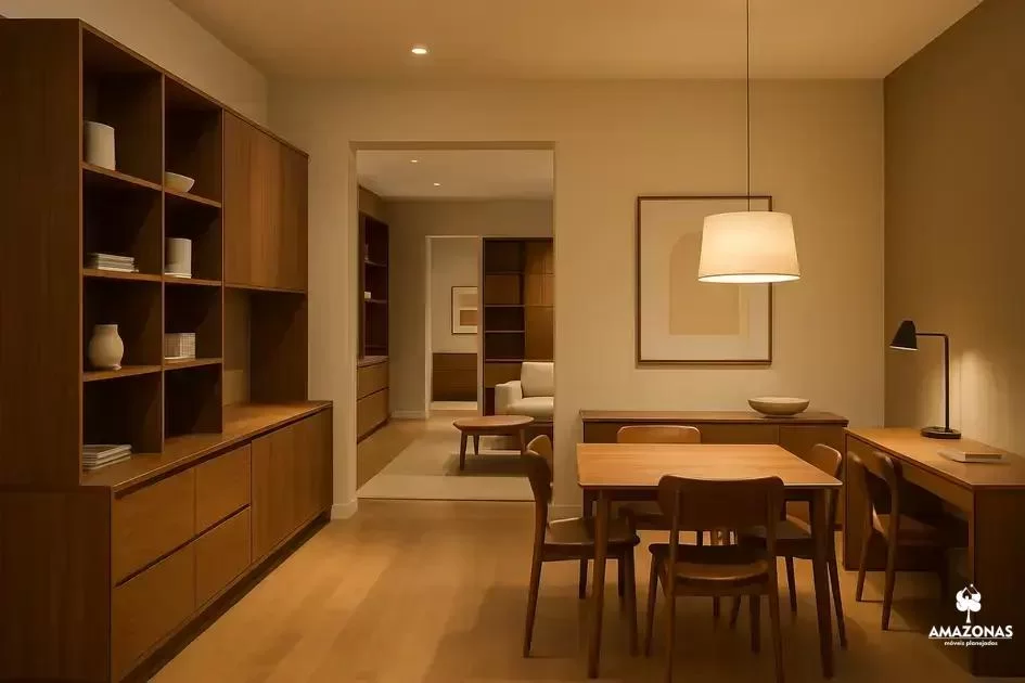 Funcionalidade e Estilo: Por Que a Marcenaria Personalizada é a Escolha dos Arquitetos – Visite o Showroom da Amazonas Planejados