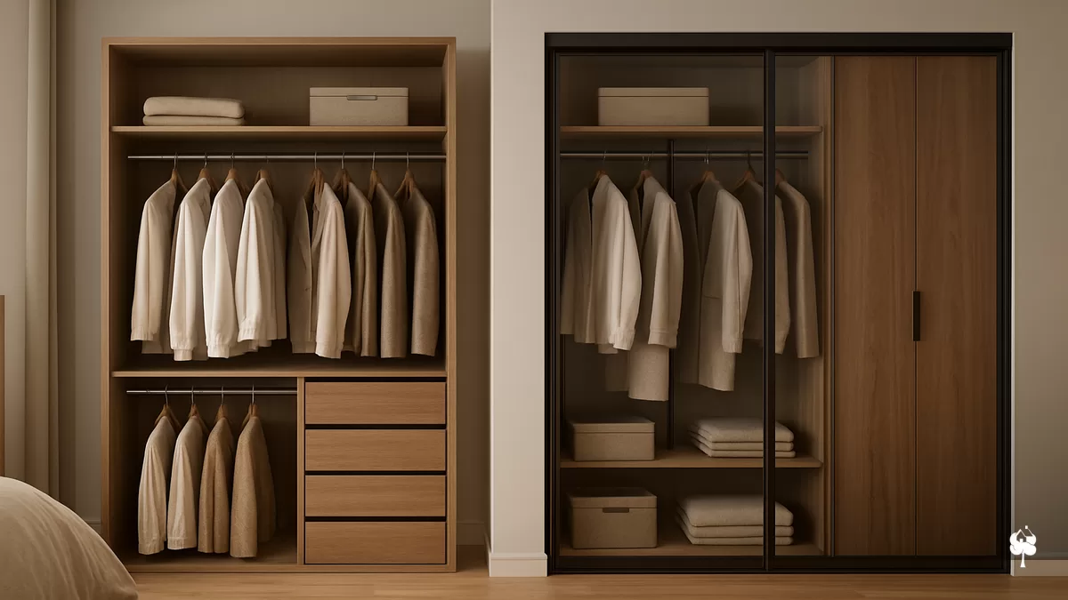 Closet aberto ou fechado: o que escolher?