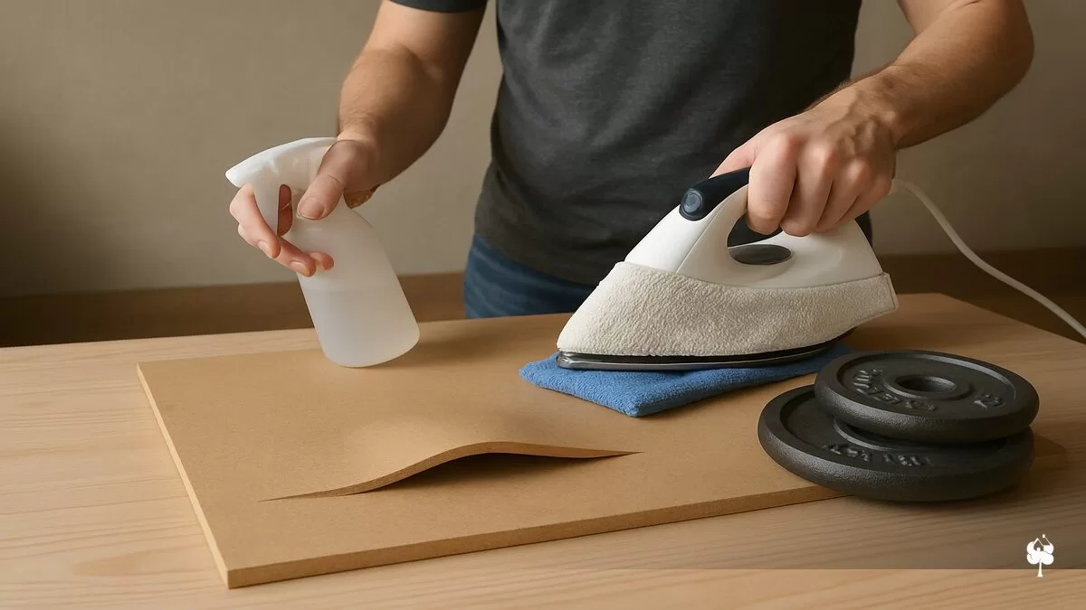 Reparos caseiros em MDF empenado