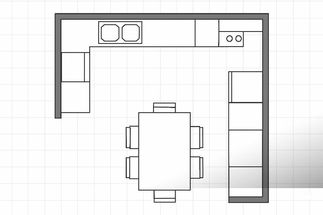 Elementos essenciais em uma cozinha planejada em L