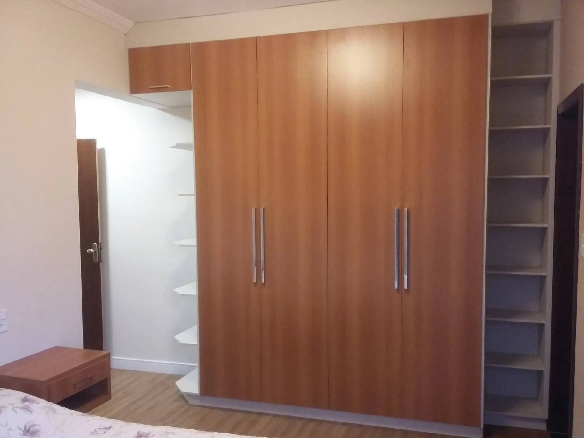 Quarto planejado com MDF fora de linha, Bairro Manoel Corrêa, Conselheiro Lafaiete, executado pela Amazonas Planejados