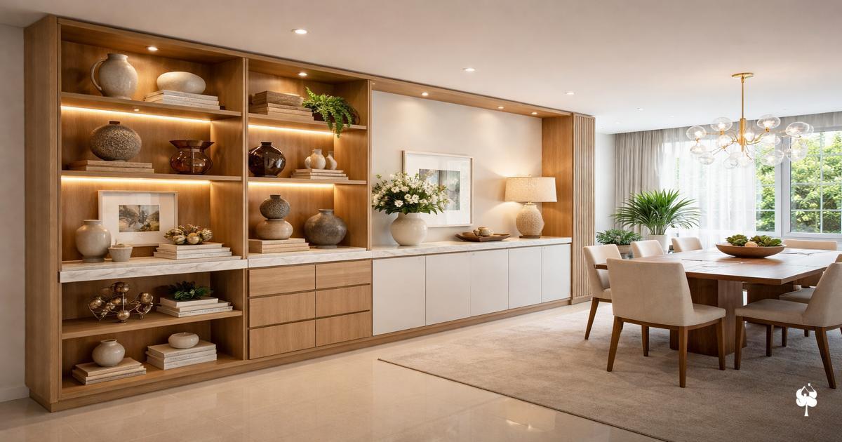 Como integrar a sala de jantar com a cozinha americana