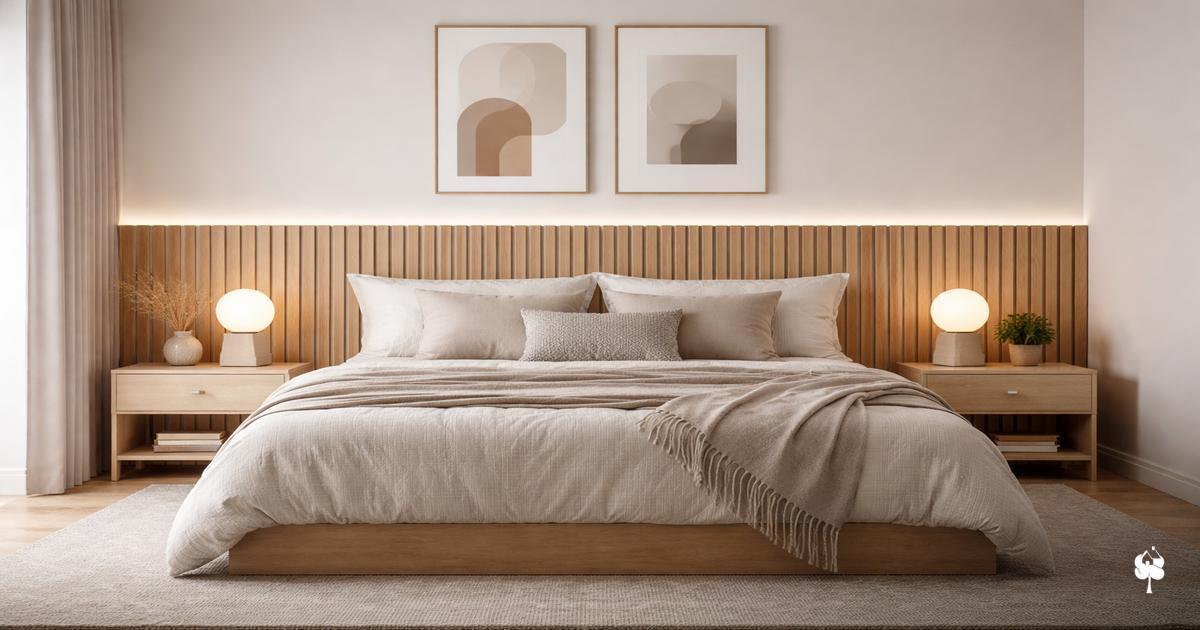 Tipos de cabeceira: com nicho, com iluminação ou com estofamento