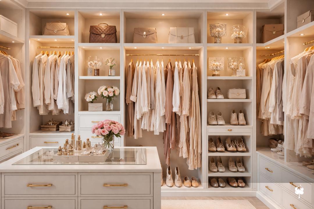 Como organizar seu closet planejado feminino