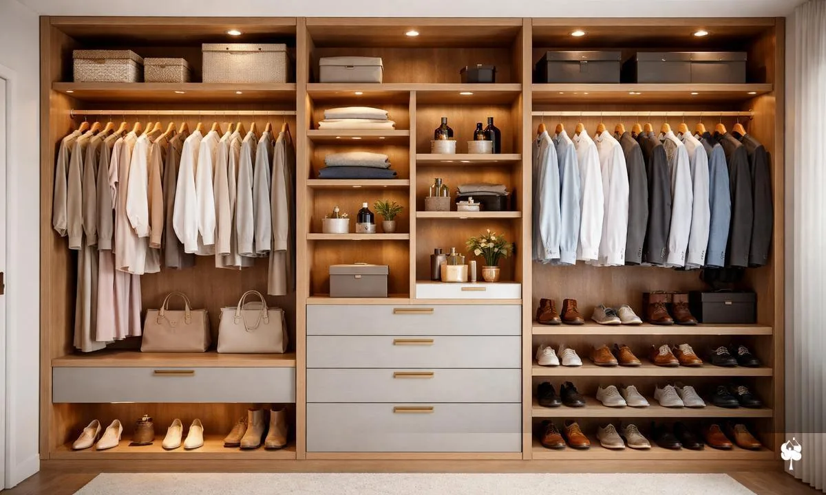 Guarda-roupa Planejado para Casal: Maximização de Espaços e Estilo