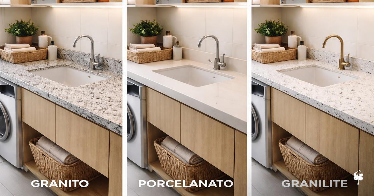 Como integrar a bancada ao tanque embutido