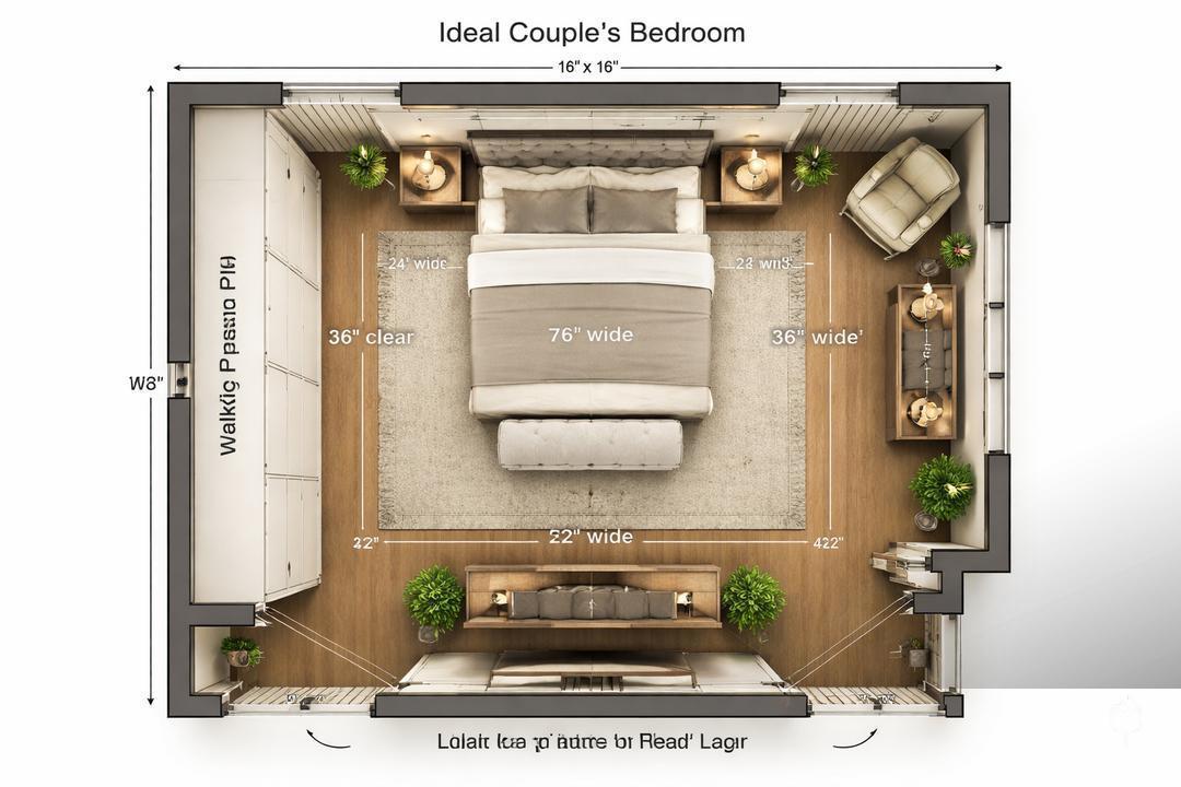 Tendências de design para quartos de casal em 2024