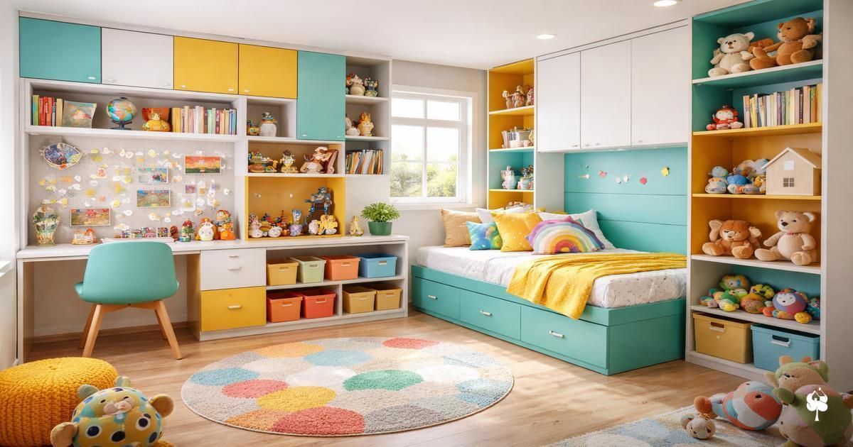 A importância de um quarto planejado para crianças