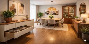 Sala de Jantar Planejada: como escolher buffet, cristaleira e aparador sob medida