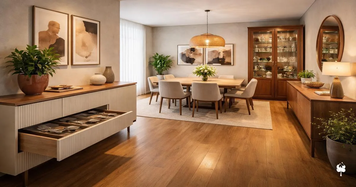 Sala de Jantar Planejada: como escolher buffet, cristaleira e aparador sob medida