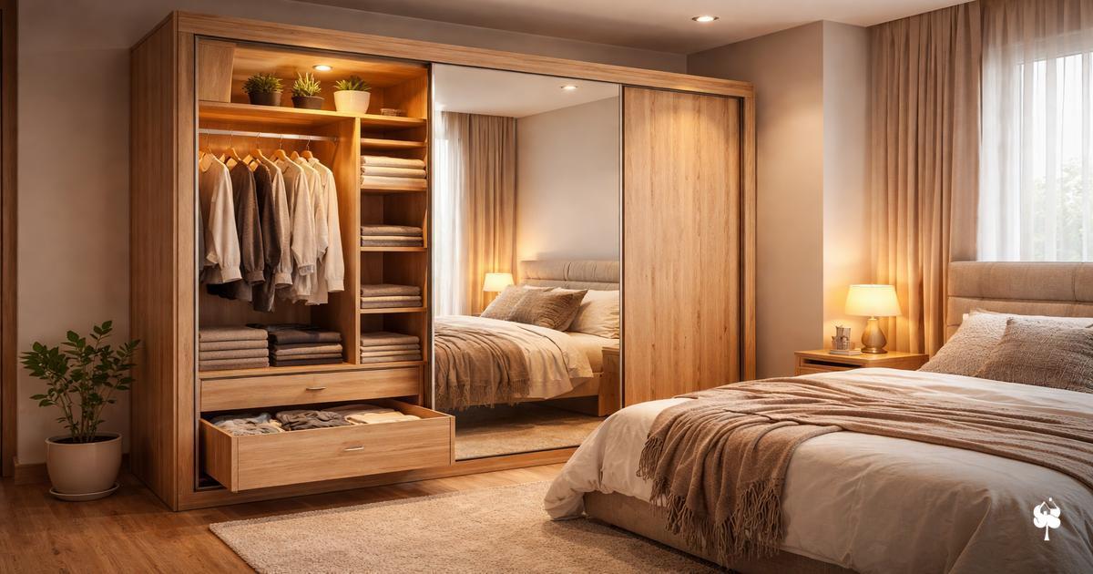Qual o tamanho ideal de guarda-roupa planejado para casal