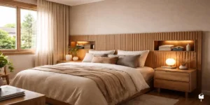 Cabeceira Planejada com Painel: tipos, materiais e como integrar ao quarto