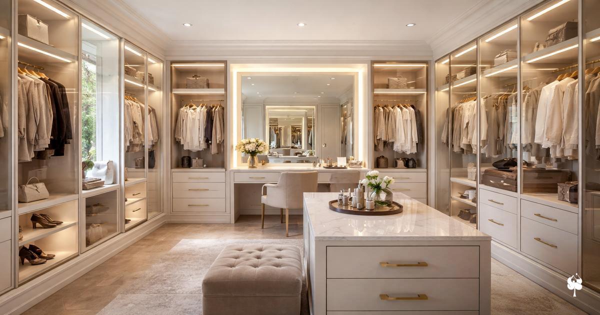 Walk-in closet em apartamento pequeno: quando é viável