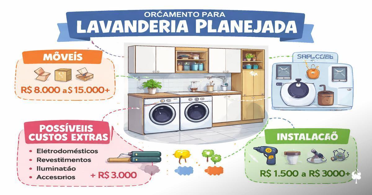Como pedir orçamento de lavanderia planejada e comparar propostas Como pedir orçamento de lavanderia planejada e comparar propostas