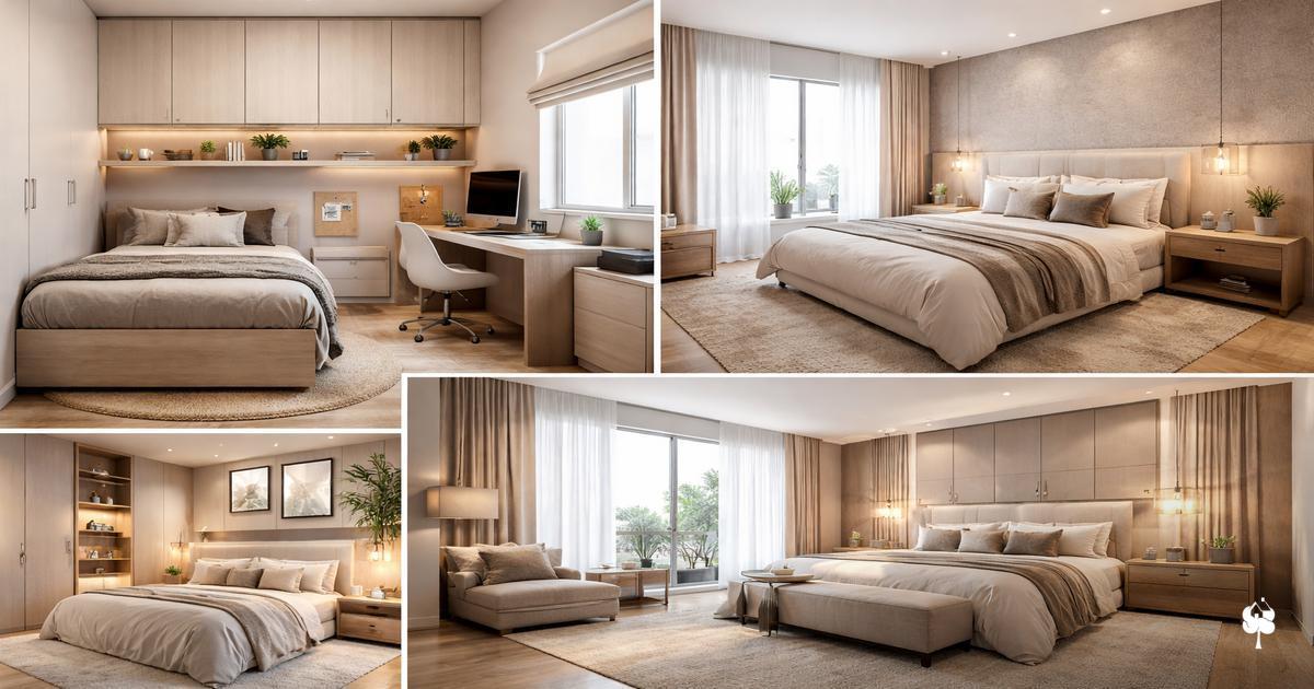 Guarda-roupa, painel e cabeceira: o que inclui e o que é extra Guarda-roupa, painel e cabeceira: o que inclui e o que é extra